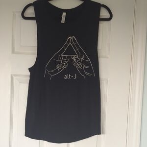 alt-J Black Graphic Tank Top